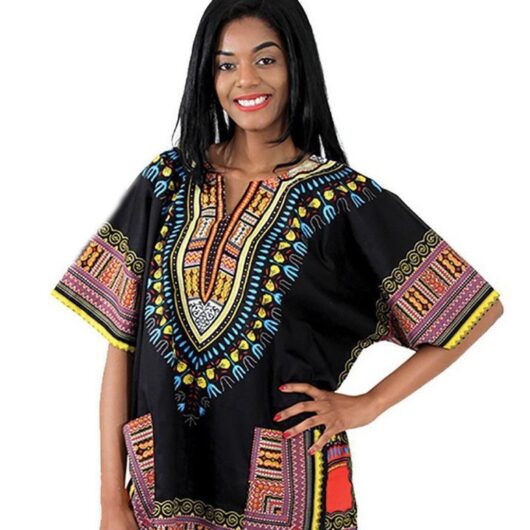 african print dashiki dress