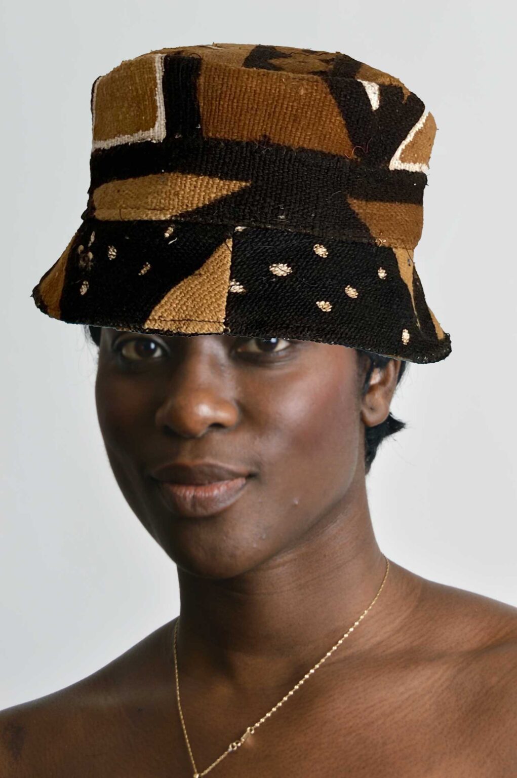 bogolan mud cloth bucket hat - ragsnprints african fashion
