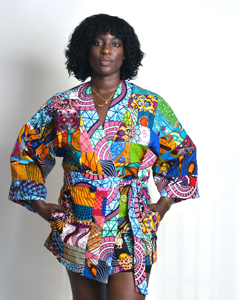 African Print Kimono Jacketafrican Clothing for Womenankara 